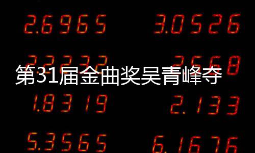第3夺金歌王后遗憾陪跑青峰曲奖入围6次选歌1届金曲奖吴静茹 梁