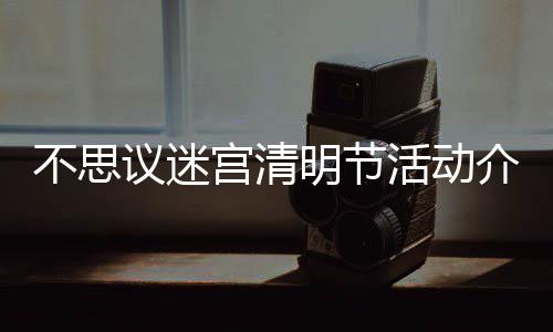 不思 不动一明节迷宫宫清活动思议清明议迷介绍节活览