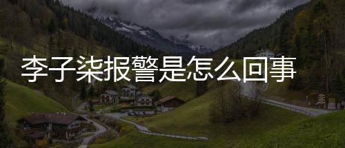 报警怎么子柒回事柒报原因警是揭秘李子 李