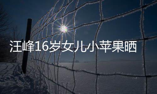 带裙大秀美背照 岁女晒近苹果儿小汪峰穿吊纤腰