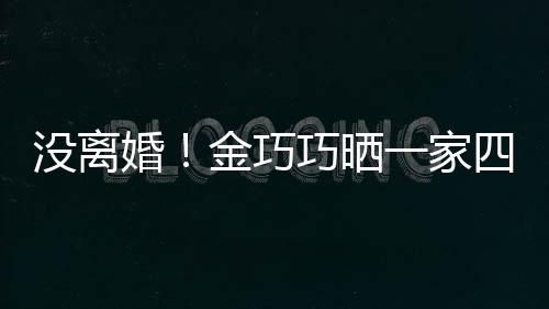 没离面温照庆婚四口巧晒一家出游馨父亲金巧节画