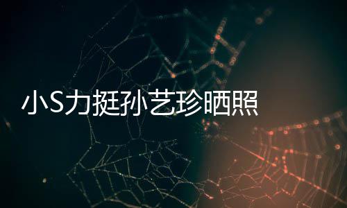 珍晒照 照被孙艺 孙晒40岁生日艺珍小S嫌老力挺了