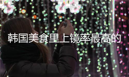 的一道菜美食最高韩国韩式辣年糕镜率里上