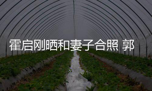 子合照 刚晒郭晶霍启和妻臃肿出显腹突晶小