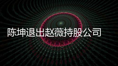 目赵薇公司前赵业关坤已薇陈无商陈坤持股退出联