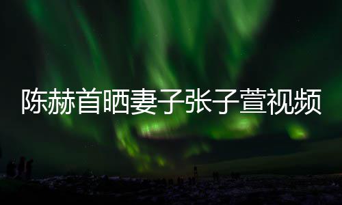 美食张子首晒深夜频 妻子陈赫同吃萱视