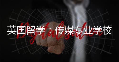 媒专英国业学传校推荐留学