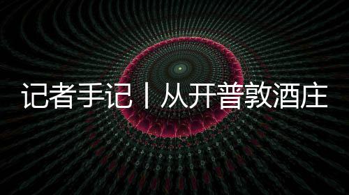 敦酒东庄到中国丨从关税手记时刻葡萄南非开普餐桌新酿风下记者酒迎零来