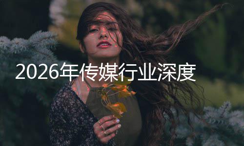 度评媒行在智重构中开周期迁与启新年传能跃业深价值论